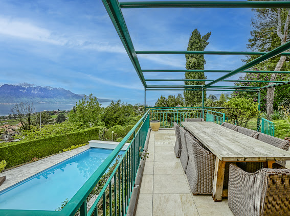  VENDU !!! BLONAY - Magnifique villa avec vue panoramique du lac